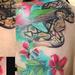 Tattoos - Snake and Nature Back Tattoo - 64031